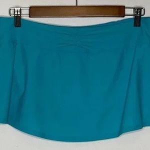 Athleta skirt style blue swim bathing suit
